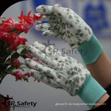 SRSAFETY Beste gedruckte Blumen Dame Garten Handschuhe Garten Arbeitshandschuhe mit günstigen Preis, made in China